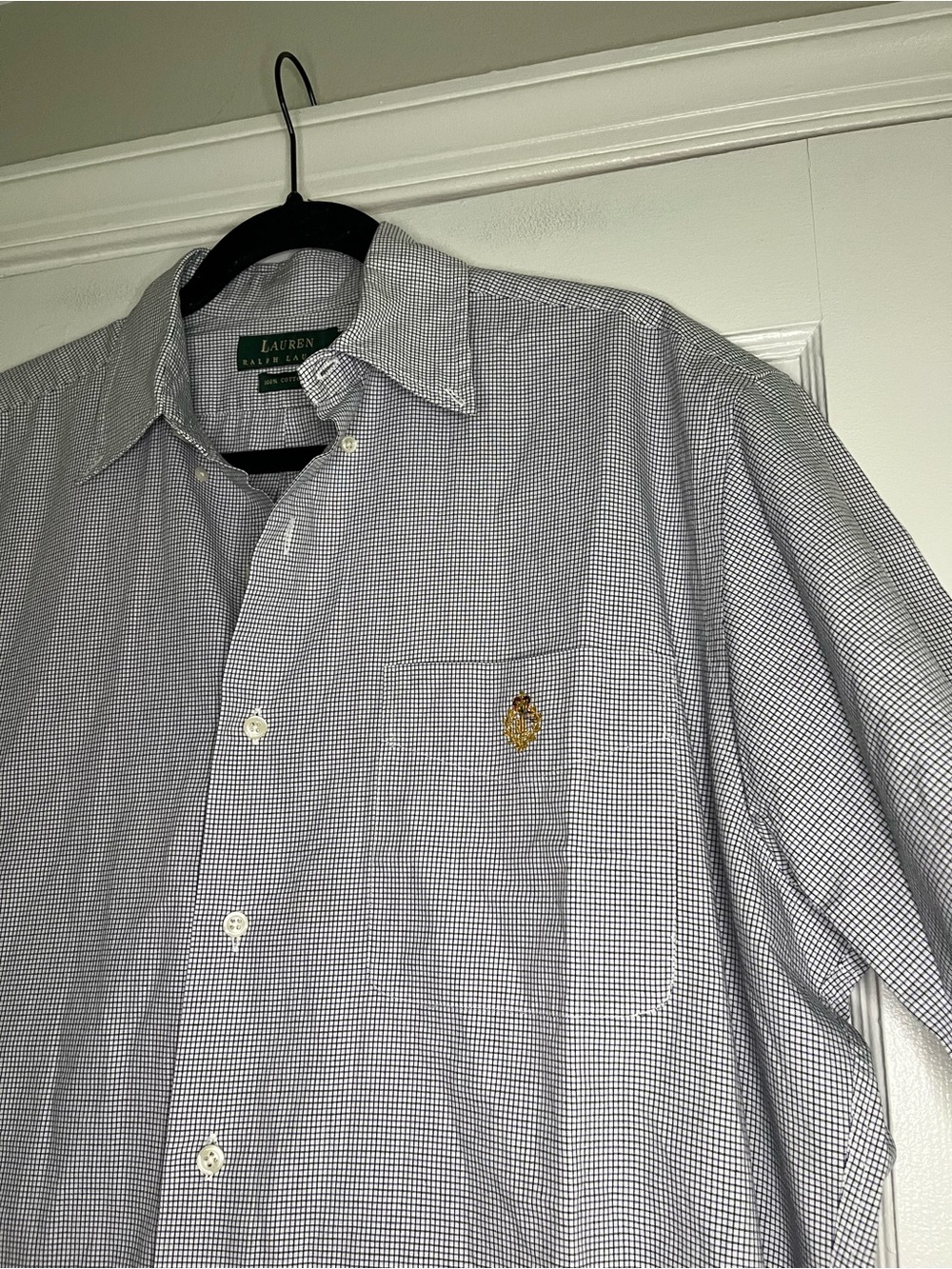 Lauren Ralph Lauren Men’s Medium Short-Sleeve Button-Down Shirt